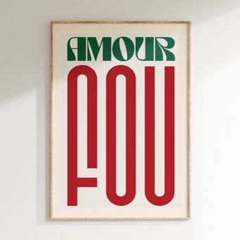 Affiche Amour fou 4