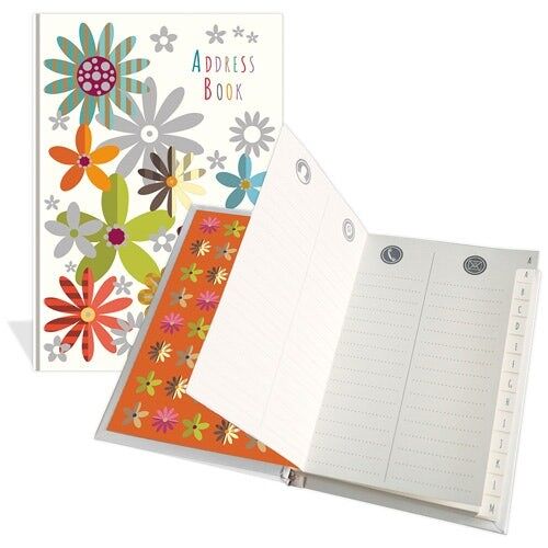 carnet d'adresses Design: Fleurs (SKU: 1415)