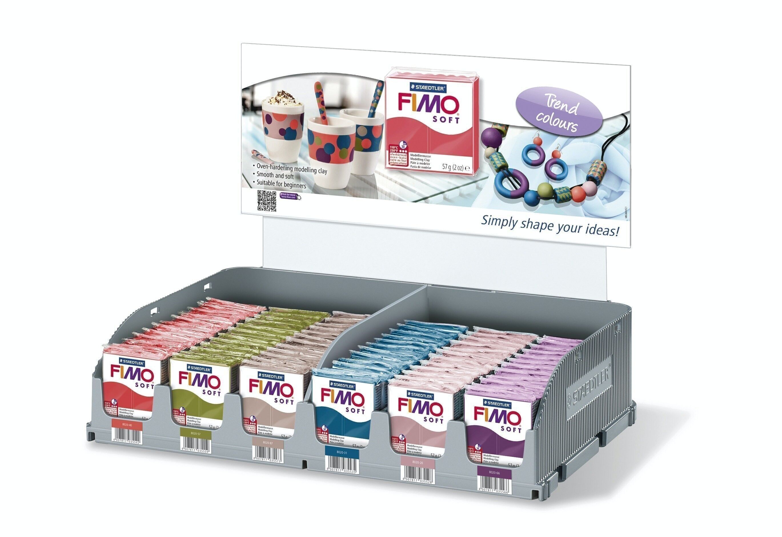 FIMO SOFT TRENDFARBEN 72 BROT OBERSCHICHT / 8020 04 VS