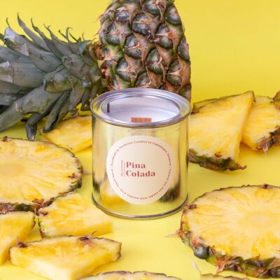 Summer Vibes Scented Soy Candles, XL size - Pina Colada