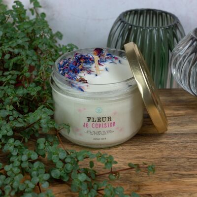 CHERRY BLOSSOM CANDLE - DRIED FLOWERS