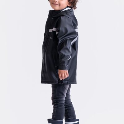 Veste de boue Veste de pluie Buddeljacke durable - noir