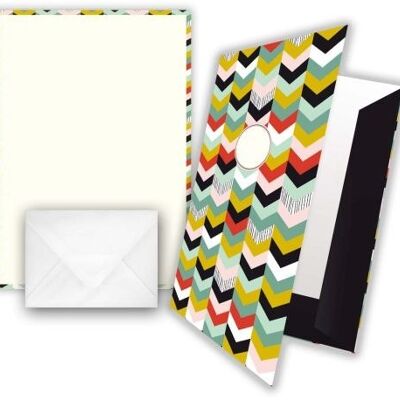 Carta à lettres - design: multicolore (SKU: 8393)