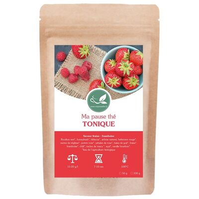 Strawberry / raspberry rooibos - Ma Pause Thé Tonique