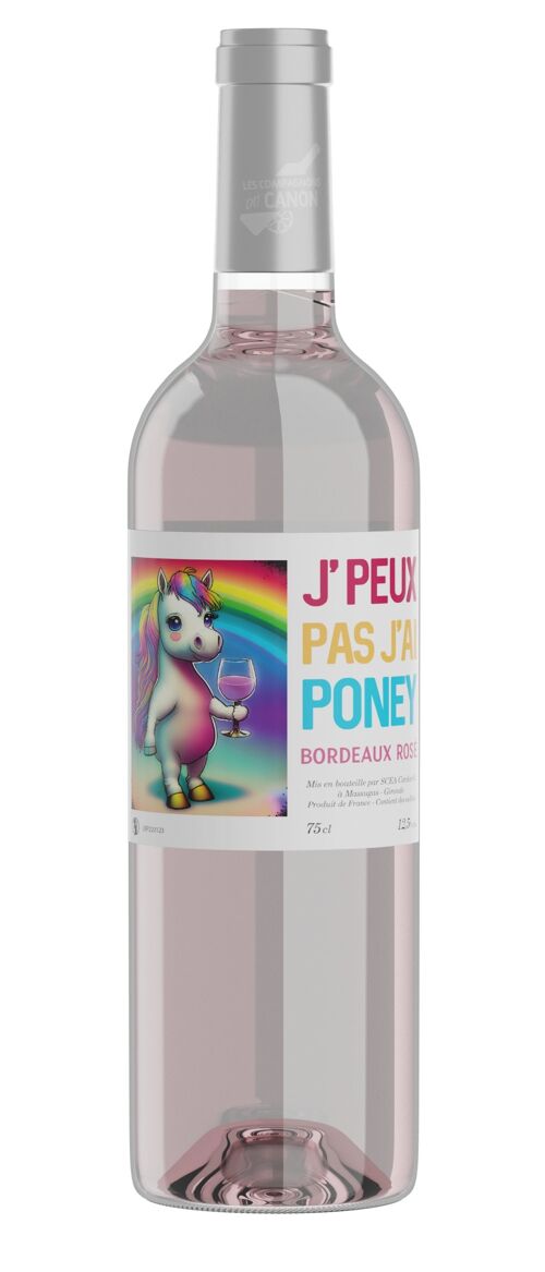 J'peux pas j'ai Poney - Bordeaux Rosé 2022
