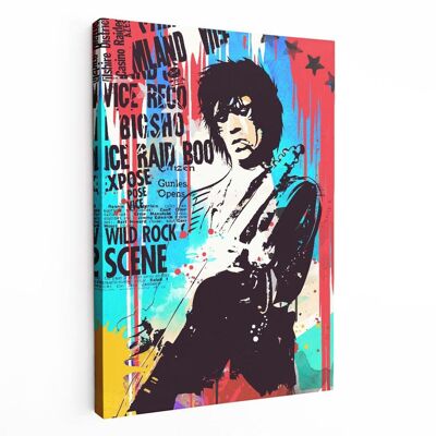 Lienzo de arte pop de Keith Richards