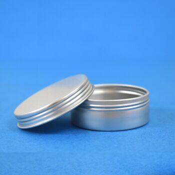 Boîtes de baume à lèvres en aluminium à visser Nutley's 25 ml - 50 2