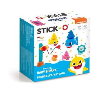 Stick-O - Ensemble d'amis bébé requin 1