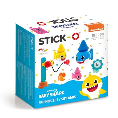 Stick-O - Juego de amigos del tiburón bebé