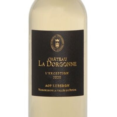 Organic White Wine - AOP Luberon - White Château Exception 2020 75cl