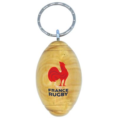 Llavero Gallo Rojo - Francia Rugby X Ovalie Original