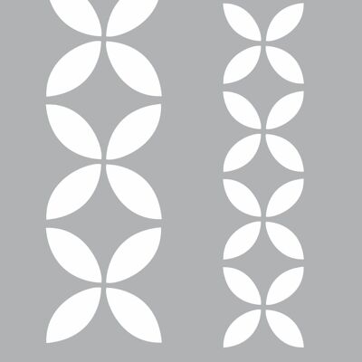 DECOR STENCIL 15*40 GEOMETRIC FLORAL