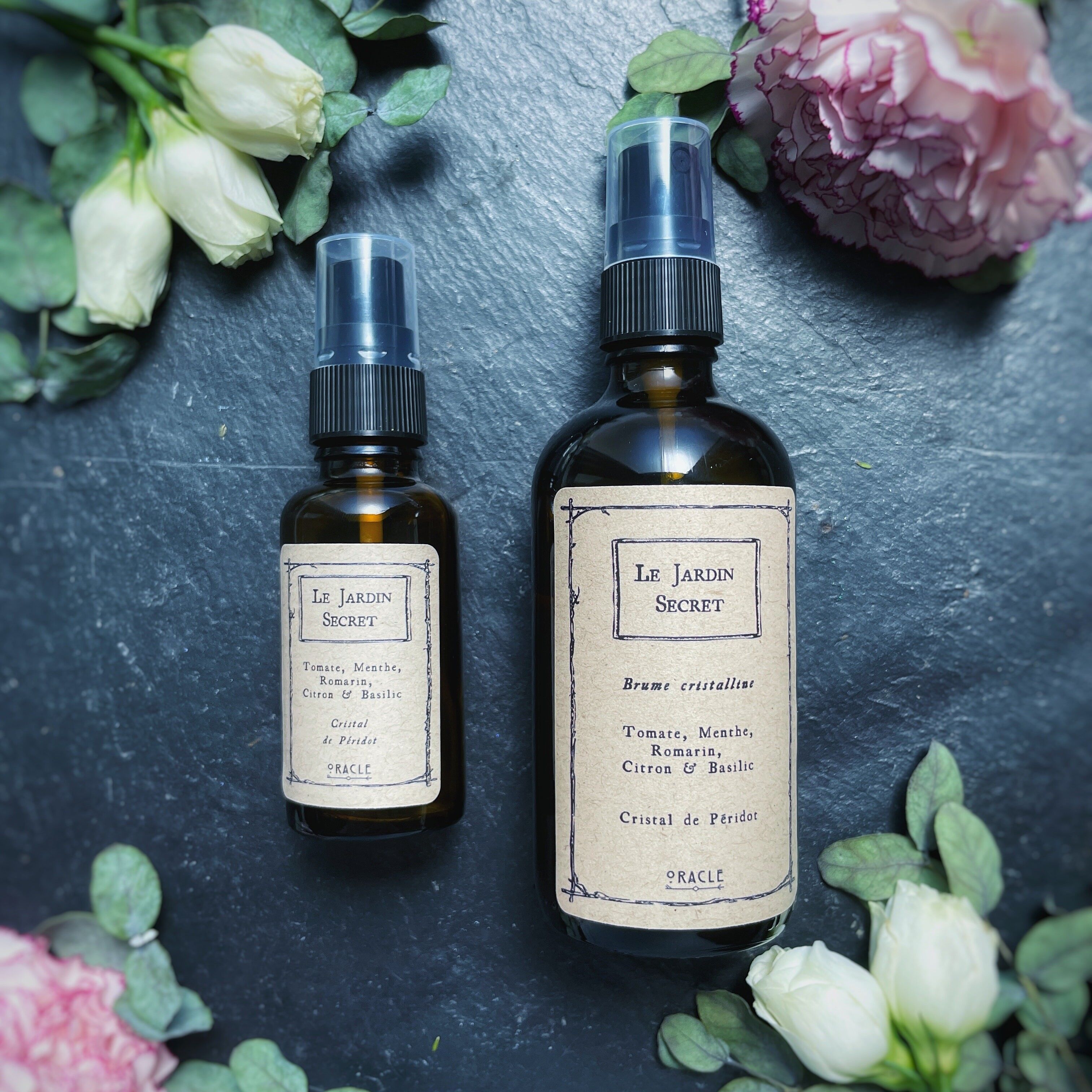 Mist "The Secret Garden" - Tomato, Mint, Rosemary, Mint, Lemon and Basil, Peridot