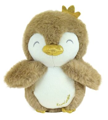 Luminou peluche pingouin 14 cm, 2 asst. Boite présentoir 4