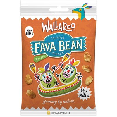 Wallaroo Roasted Fava Bean Pieces - Sea Salt