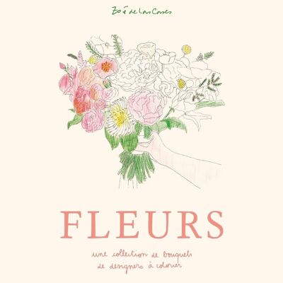 MALBUCH - Blumen - Zoé de las Cases