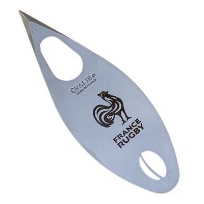 Stainless steel oyster lancet - France Rugby X Ovalie Original