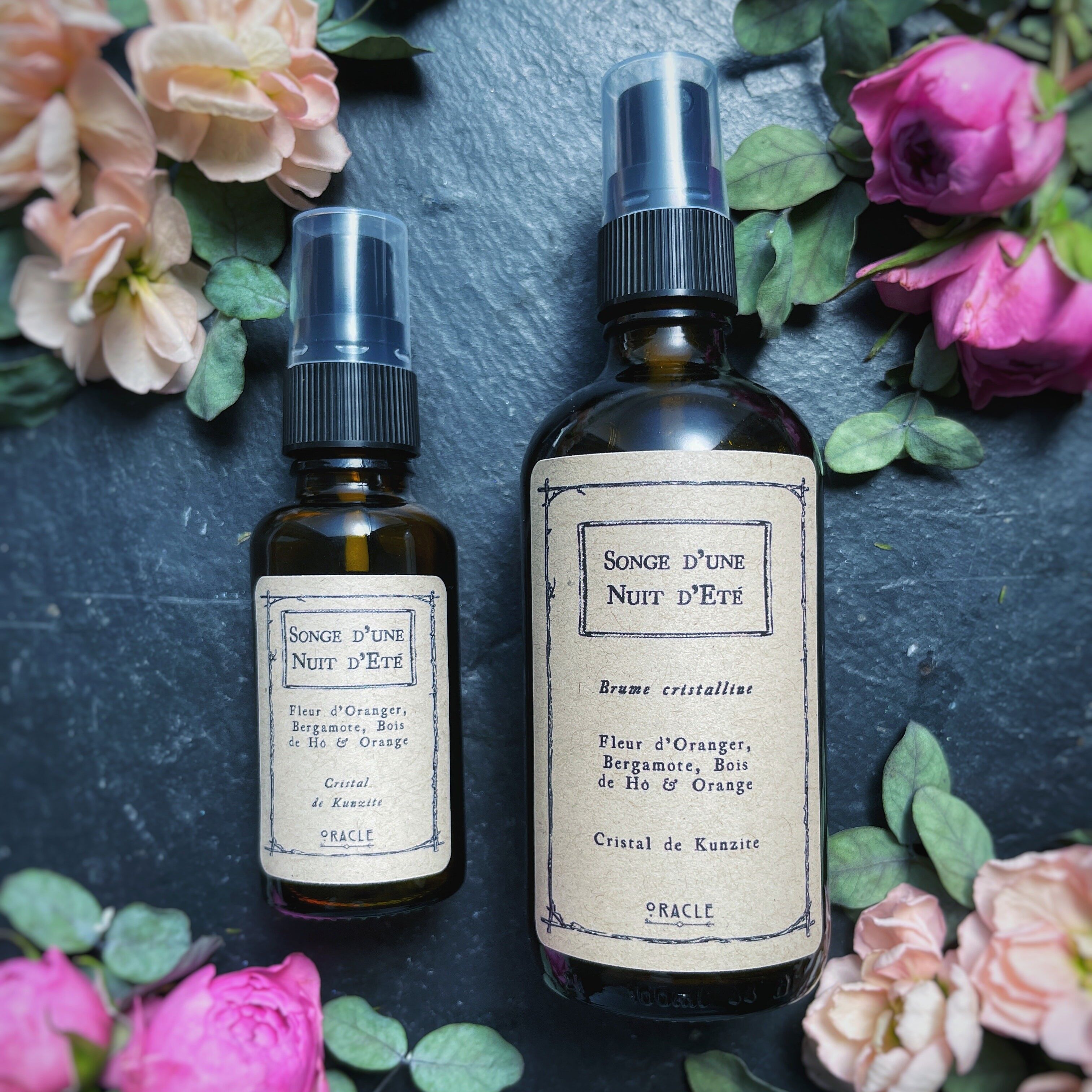 Mist "A Midsummer Night's Dream" - Orange Blossom, Bergamot, Ho Wood and Orange, Kunzite