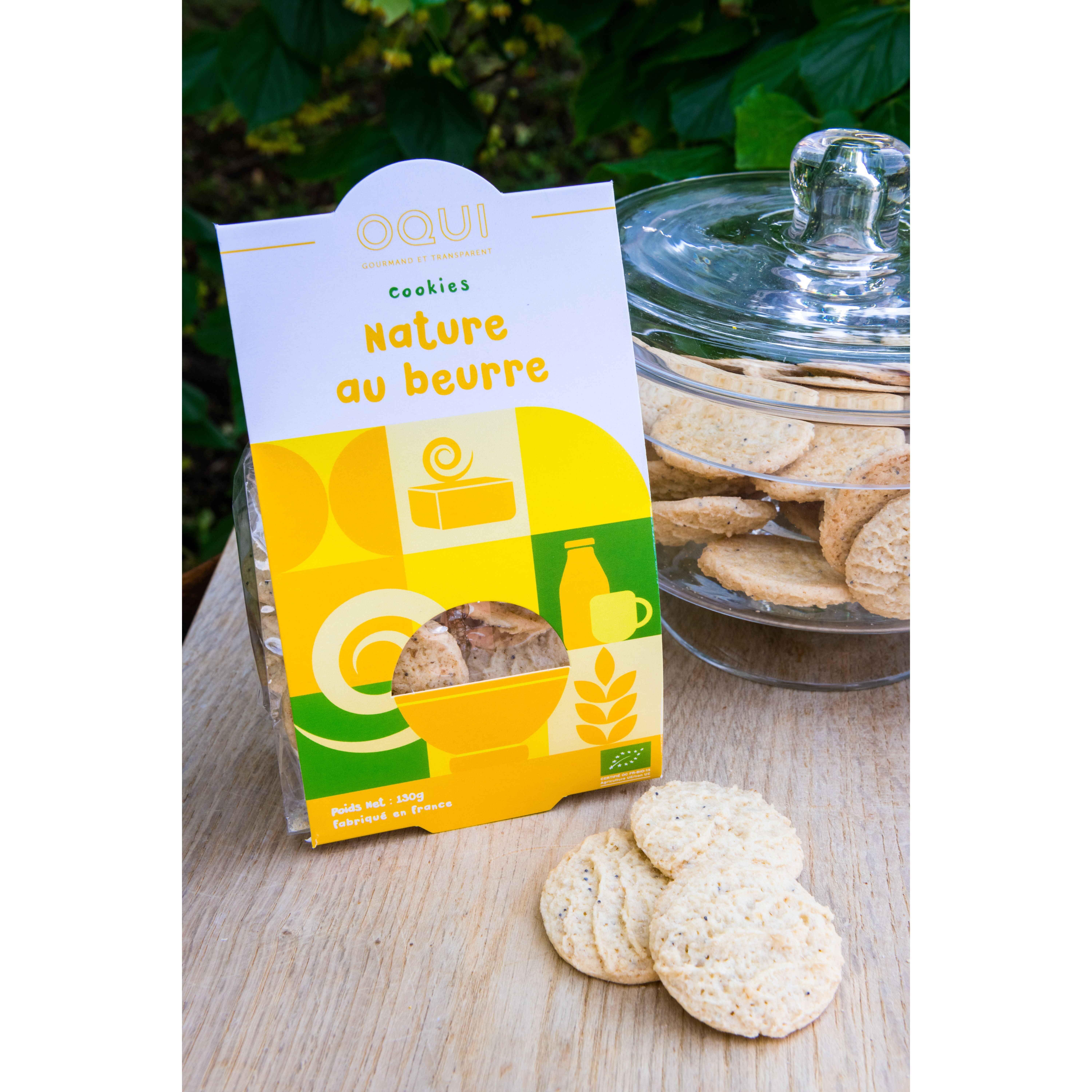 Bio-Naturkekse mit Butter – Einzelbeutel mit 130 g