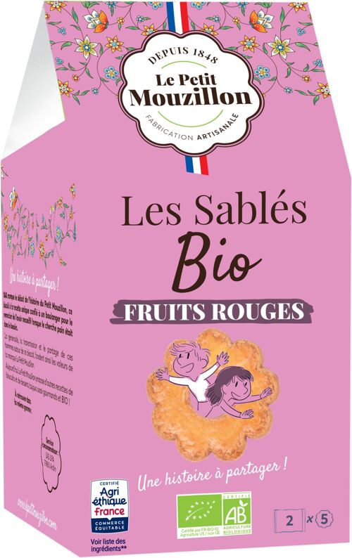 Biscuits Fruits Rouges BIO LE PETIT MOUZILLON