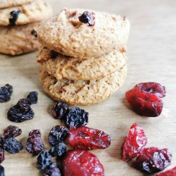 Biscuits bio Cranberries Raisins - Sachet individuel de 130g 3