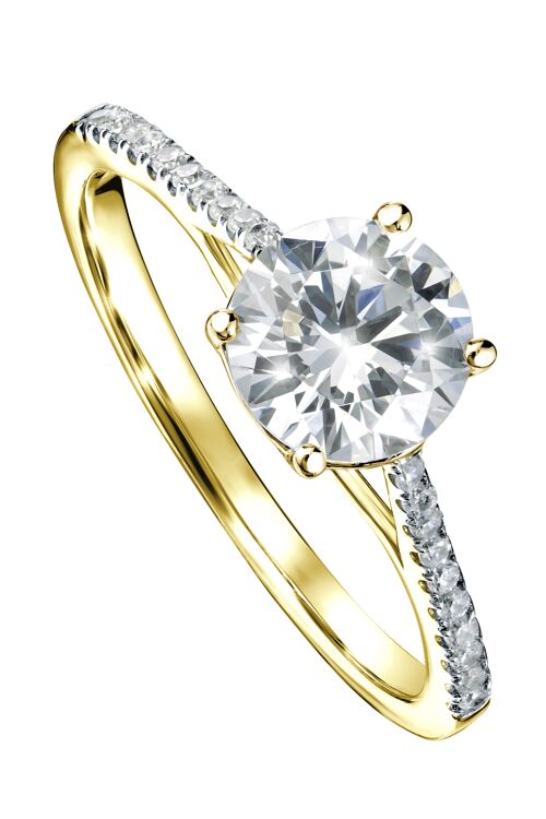 Margot Created Brilliance 9ct Yellow Gold 1ct