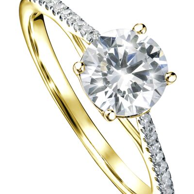 Margot Created Brilliance Oro giallo 9 ct 1 ct