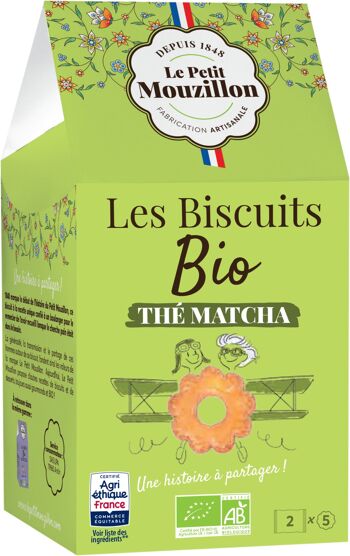 Biscuits Thé Matcha BIO LE PETIT MOUZILLON