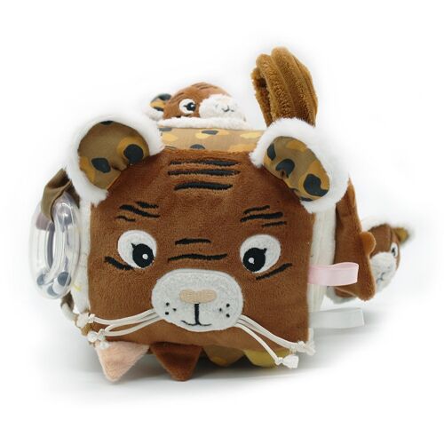 LES DEGLINGOS Cube D'activités Eveil Bébé Speculos Le Tigre