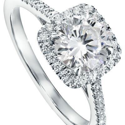 Cynthia Created Brilliance 9ct White Gold 1.20ct