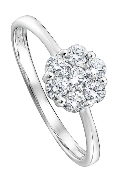Reese Created Brilliance 9ct White Gold 0.46ct