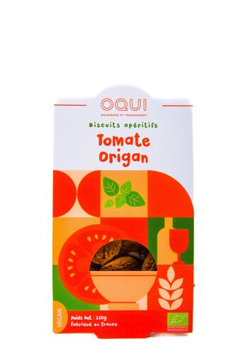 Biscuits bio Tomate Origan - Sachet individuel de 110g 2
