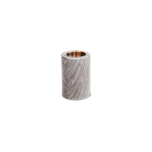 HV Marble Candleholder- Dark - 6x6x9cm