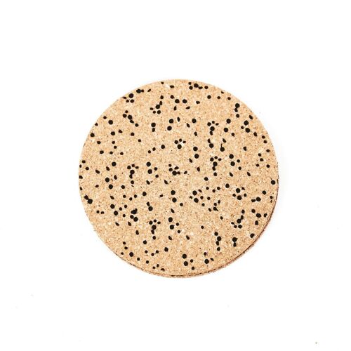 HV Cork Coaster Dots - 10x10cm