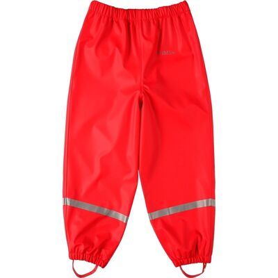 Pantaloni antipioggia - pantaloni fango senza pettorina - rossi