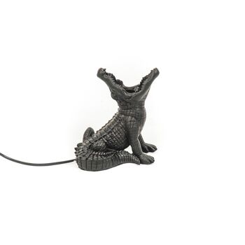 Lampe Crocodile HV - Noir - 10x17x18,5 cm 1