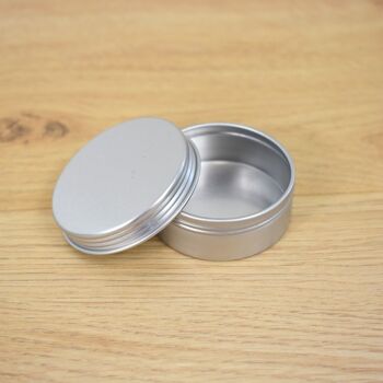 Boîtes de baume à lèvres en aluminium à bouchon vissé de 25 ml de Nutley - 350 16