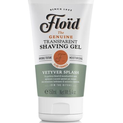 Floid Transparent Shaving Gel - Vetyver Splash 150 ml