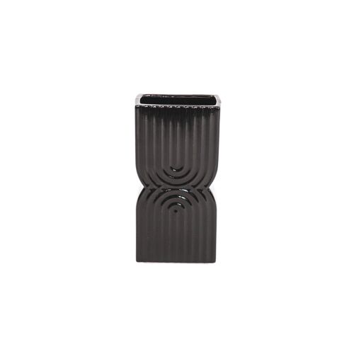 HV Rainbow Vase - Black- 12,5x7,5x24,5