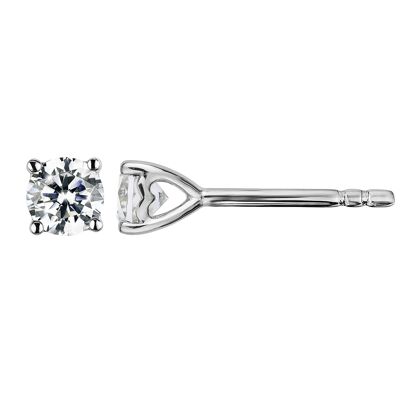 Bonnie Created Brilliance Oro Blanco De 9 Ct 0.50ct