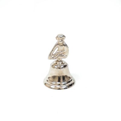 HV Butler Bell- Monkey - Silver - 6x6x10cm