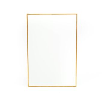 Miroir Rectangulaire HV - Or - 30x20x1cm 1