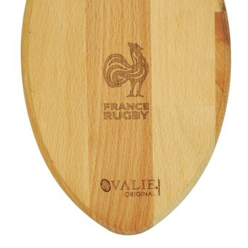 Petite planche à saucisson avec décapsuleur - France Rugby X Ovalie Original 6