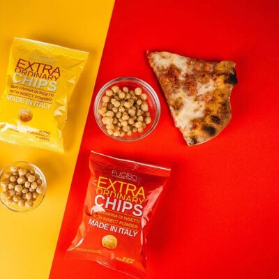 Chips Party Mix - box assortito 9 confezioni al gusto pizza + 9 confezioni al gusto formaggio