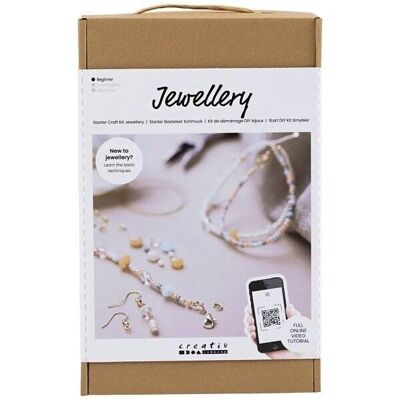 Kit DIY Bijoux - Perles classiques - 14 pcs