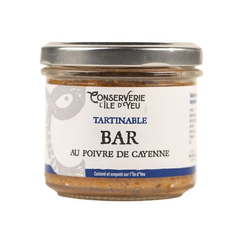 Tartinable de Bar au poivre de cayenne