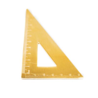 Règle triangle doré HV - Or
