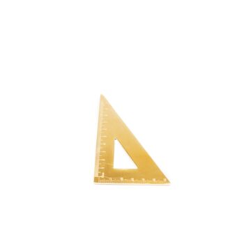 Règle triangle doré HV - Or 2