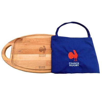 Barbecue board, apron & pouch - France Rugby X Ovalie Original