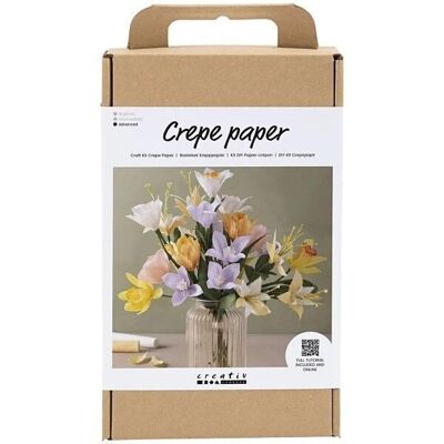 Kit de bricolaje de papel crepé - Ramo de primavera